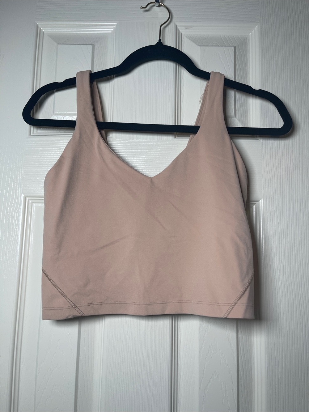 lululemon athletica nude V-Neck Crop Tank